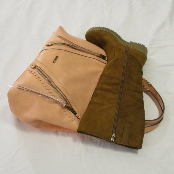 ROSETTI FAUX LEATHER EMBELLISHED HOBO SYLE HANDBAG/SHOULDER BAG - Picture 3 of 16